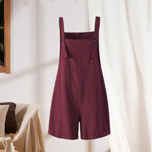 Laden Sie das Bild in den Galerie-Viewer, Einfarbige Lockere Latzhose