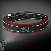 Laden Sie das Bild in den Galerie-Viewer, Reflektierendes Hundehalsband Aus Nylon