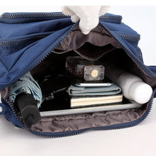 Laden Sie das Bild in den Galerie-Viewer, Wasserdichte vielseitige leichte Umhängetasche aus Nylon für Damen