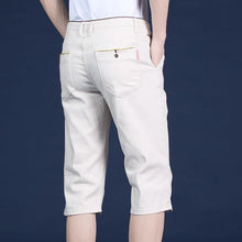 Laden Sie das Bild in den Galerie-Viewer, Elastische Faltenfreie Mittelgroße Anzughose für Herren aus Eisseide