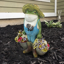 Laden Sie das Bild in den Galerie-Viewer, Kreativer Frosch-Blumentopf aus Harz