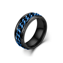 Laden Sie das Bild in den Galerie-Viewer, Drehbarer Kettenring aus Titanstahl für Herren