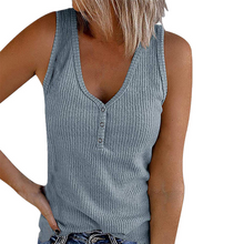 Laden Sie das Bild in den Galerie-Viewer, Einfarbige Strickweste für Damen