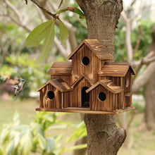Laden Sie das Bild in den Galerie-Viewer, Kreatives Vogelhaus Aus Holz