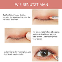 Laden Sie das Bild in den Galerie-Viewer, Doppelseitiger Schimmernder Wasserfester Lidschatten