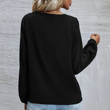 Laden Sie das Bild in den Galerie-Viewer, Einfarbiges Langärmliges Chiffonhemd