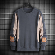 Laden Sie das Bild in den Galerie-Viewer, Lässiges Sport-Sweatshirt mit Rundhalsausschnitt für Herren