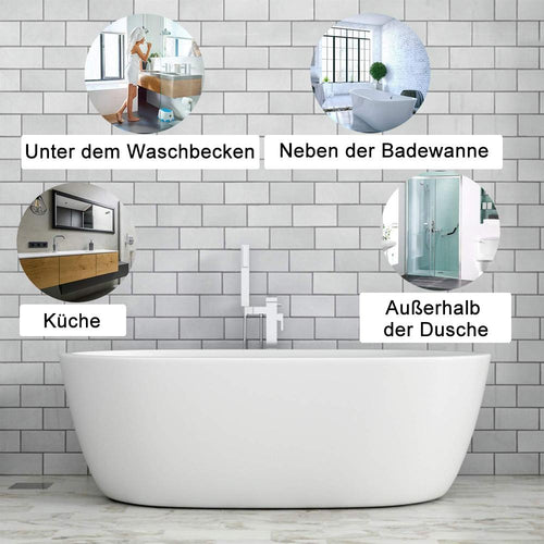 Rutschfeste Bad-Badematte für Badewanne und Dusche