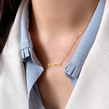 Laden Sie das Bild in den Galerie-Viewer, Sanfte Modische Halskette Aus Titanstahl