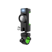 Laden Sie das Bild in den Galerie-Viewer, Diebstahlsicherung und Absturzsicherung Fahrrad Handyhalter mit Lampe