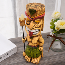 Laden Sie das Bild in den Galerie-Viewer, Solare Primitive Tribal-Skulptur Aus Harz