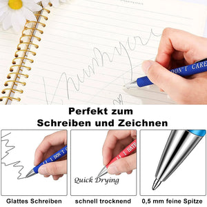 10 Stück lustige Bürostifte (schwarze Tinte)