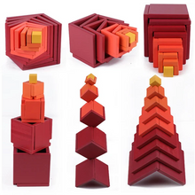 Laden Sie das Bild in den Galerie-Viewer, Kreatives DIY Holzwürfel Spielzeug