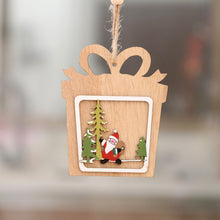 Laden Sie das Bild in den Galerie-Viewer, Weihnachten Anhänger aus Holz