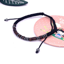 Laden Sie das Bild in den Galerie-Viewer, Magnet Nylon geflochtenes Morsecode-Armband