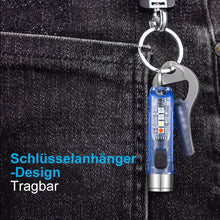 Laden Sie das Bild in den Galerie-Viewer, Mini-Taschenlampe Mit Schlüsselanhänger