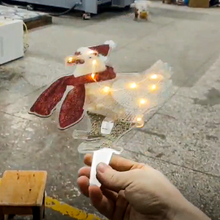 Laden Sie das Bild in den Galerie-Viewer, Weihnachten leuchtende Schal-Huhn-Dekoration