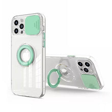 Laden Sie das Bild in den Galerie-Viewer, iPhone transparente Handyhülle mit Ring
