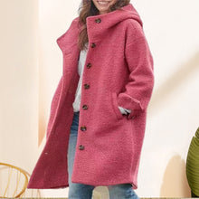 Laden Sie das Bild in den Galerie-Viewer, Damen Mantel mit Fleece Plüsch