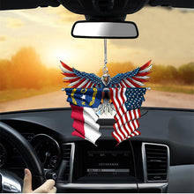 Laden Sie das Bild in den Galerie-Viewer, Adlerflagge Hängendes Ornament für Auto