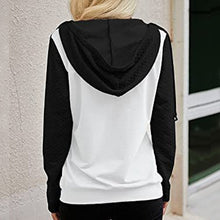 Laden Sie das Bild in den Galerie-Viewer, Kapuzen-Sweatshirt mit Reißverschluss und Tasche