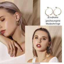 Laden Sie das Bild in den Galerie-Viewer, Einfache geschwungene Modeohrringe