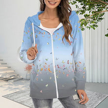 Laden Sie das Bild in den Galerie-Viewer, Kapuzen-Sweatshirt mit Farbverlauf