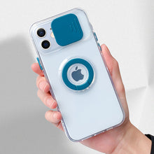 Laden Sie das Bild in den Galerie-Viewer, iPhone transparente Handyhülle mit Ring