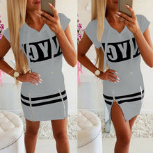 Laden Sie das Bild in den Galerie-Viewer, Modisches Schmales Kleid mit Reißverschluss