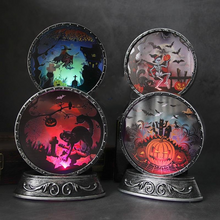Laden Sie das Bild in den Galerie-Viewer, Halloween Thema Acryl Retro Farbverlaufslampe