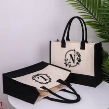 Laden Sie das Bild in den Galerie-Viewer, Leinwand Alphabet Tasche