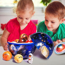 Laden Sie das Bild in den Galerie-Viewer, Hölzernes Sonnensystem - Kosmos Lernspiel Spielzeug