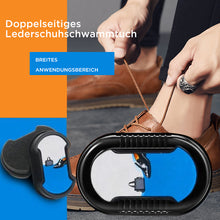 Laden Sie das Bild in den Galerie-Viewer, Doppelseitiges Lederschuhschwammtuch