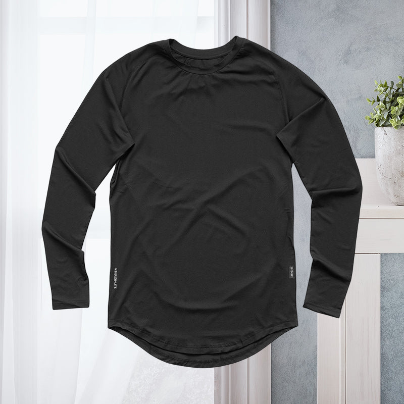 Langärmliges Sport-T-Shirt für Herren