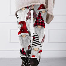 Laden Sie das Bild in den Galerie-Viewer, Weihnachtsgamaschen mit Weihnachtsmann-Druck