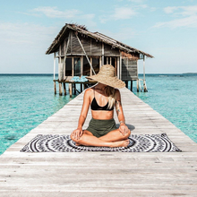 Laden Sie das Bild in den Galerie-Viewer, Doppelseitiges und schnelltrocknendes Strandtuch aus superfeiner Faser