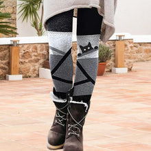 Laden Sie das Bild in den Galerie-Viewer, Hochelastische Leggings mit Print