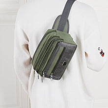 Laden Sie das Bild in den Galerie-Viewer, Modische lässige Gürteltasche für Herren mit großem Fassungsvermögen
