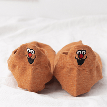 Laden Sie das Bild in den Galerie-Viewer, Lustige bestickte Karikatur-Smiley-Socken (10 Paar)