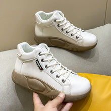 Laden Sie das Bild in den Galerie-Viewer, Damen High Top Freizeitschuhe mit dicken Sohlen