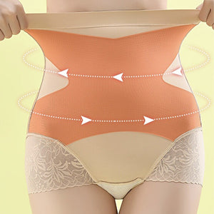 Damenhöschen mit hoher Taille und Bauchkontrolle