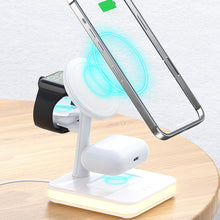 Laden Sie das Bild in den Galerie-Viewer, 3 in 1 magnetisches kabelloses Ladegerät