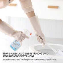 Laden Sie das Bild in den Galerie-Viewer, Wasserdichte und strapazierfähige Gummi Spülhandschuhe (4 Paar)