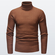 Laden Sie das Bild in den Galerie-Viewer, Gestrickter Rollkragenpullover für Herren