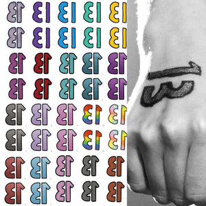 Konzert-Tattoo-Aufkleber