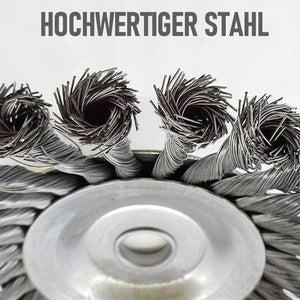 Runde Twist Wire Wheel Bürste zum Bürsten- / Unkrautschneiden
