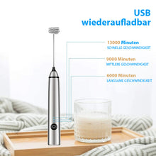 Laden Sie das Bild in den Galerie-Viewer, Handheld 2 in 1 Elektrischer Schneebesen &amp; Milchaufschäumer