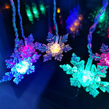 Laden Sie das Bild in den Galerie-Viewer, Schneeflocke LED dekorative Lichter