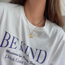 Laden Sie das Bild in den Galerie-Viewer, Goldene Halskette In Schmetterlingsform