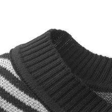 Laden Sie das Bild in den Galerie-Viewer, Damen Plaid-Kontrast-Strickpullover
